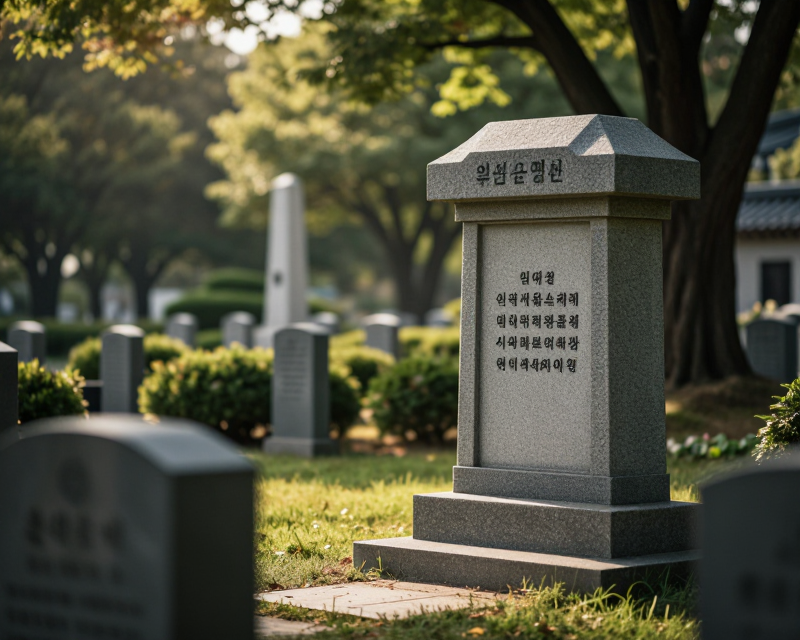 Serene Memorial Atmosphere