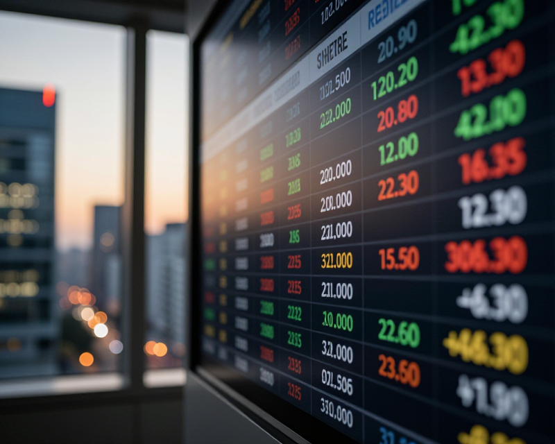 Stock Market Decline Concept