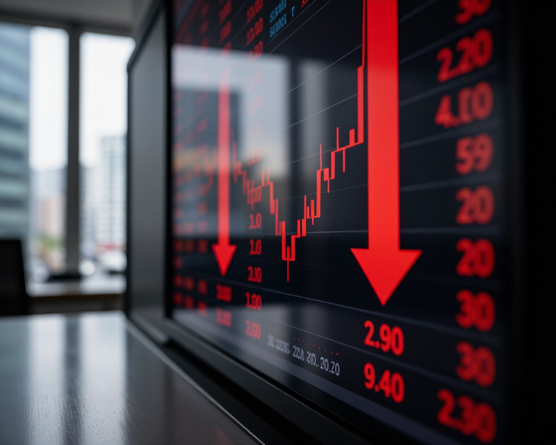 Financial Market Trend Visual
