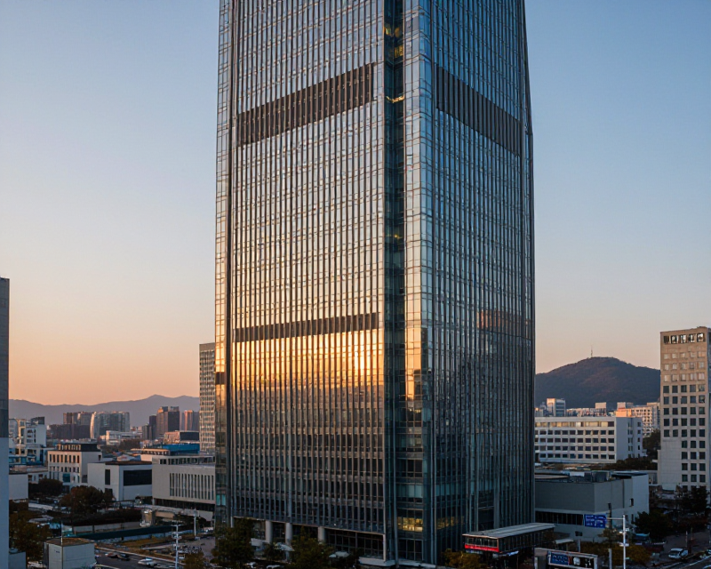 Modern Financial District in Seoul