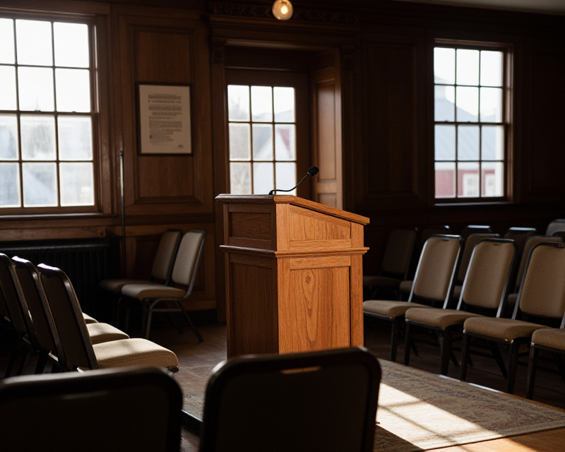 Maine Political Assembly Atmosphere