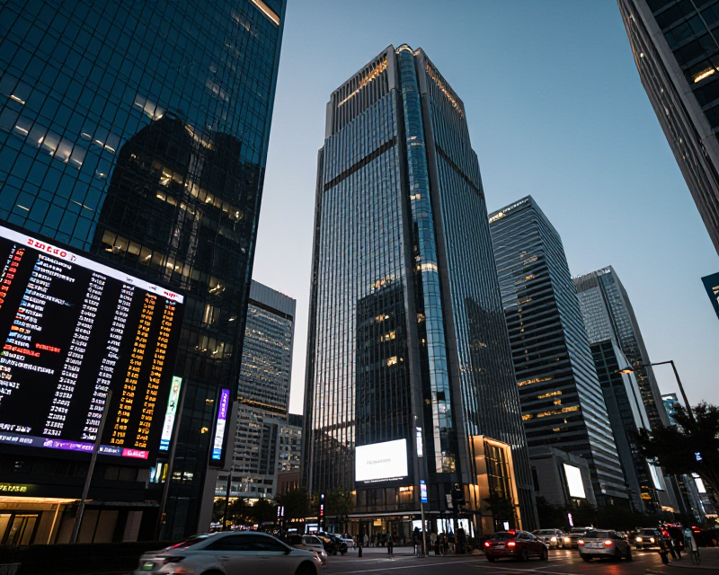 Financial District at Dusk