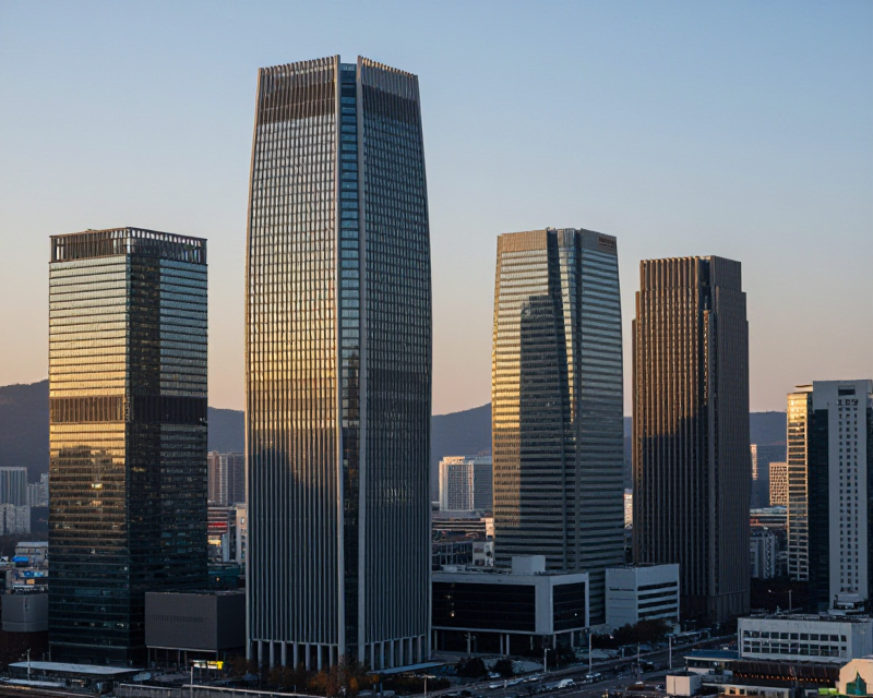 Seoul Financial District Atmosphere