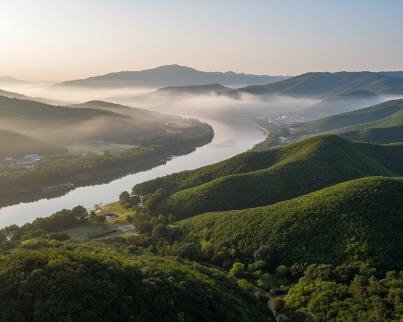 Peaceful DMZ Landscape