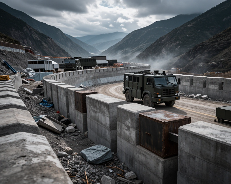 Border Fortification Construction Site