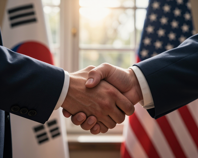 Diplomatic Agreement Symbolism