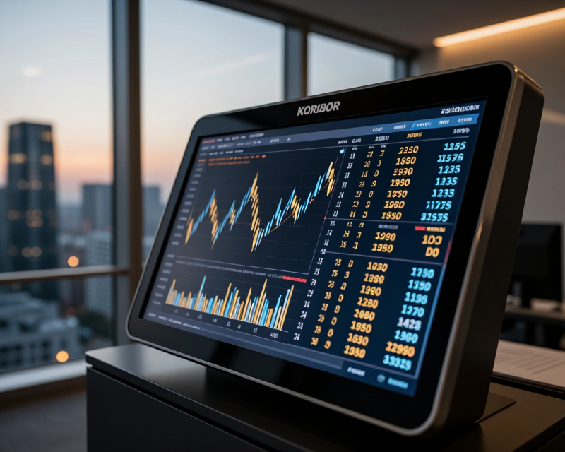 Financial Data Display in Seoul