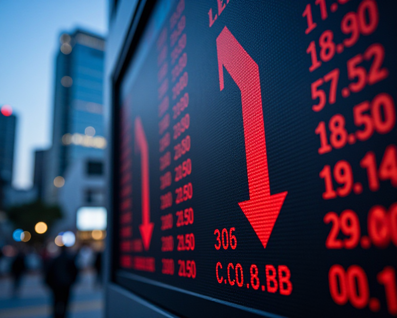 Stock Market Decline in Seoul